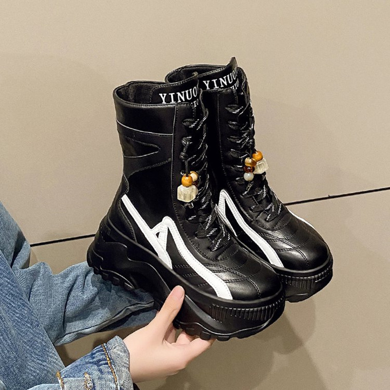 Neue Frauen 8 CM Chunky Mid-Ka – Sneaker Zone Bewertung und Preis